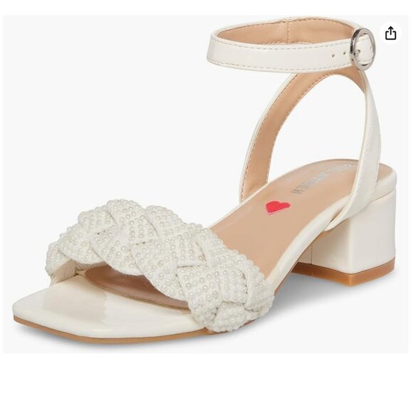 Steve Madden Other - Steve Madden Girls' J-Oppal Pearl Embellished Dress Shoes (Youth) 4- TOO CUTE!!!